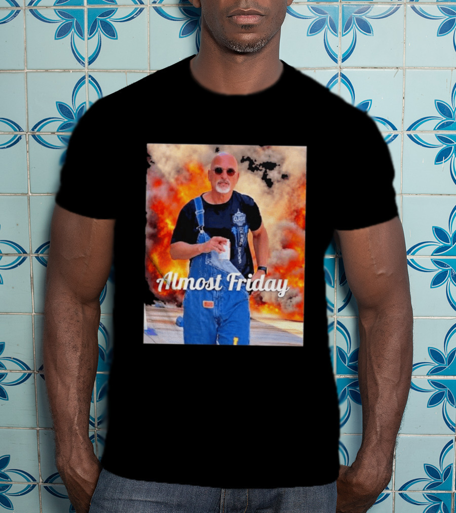 Almost Friday Howie Mandel Clash Explosion Scene T-Shirt