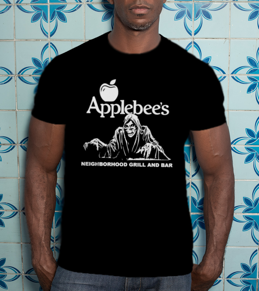 Applebee's Neighborhood Grill And Bar Grim Reaper T-Shirt