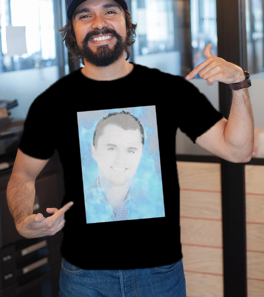 Charlie Kirk Turning Point USA Conservative Blue Aura T-Shirt