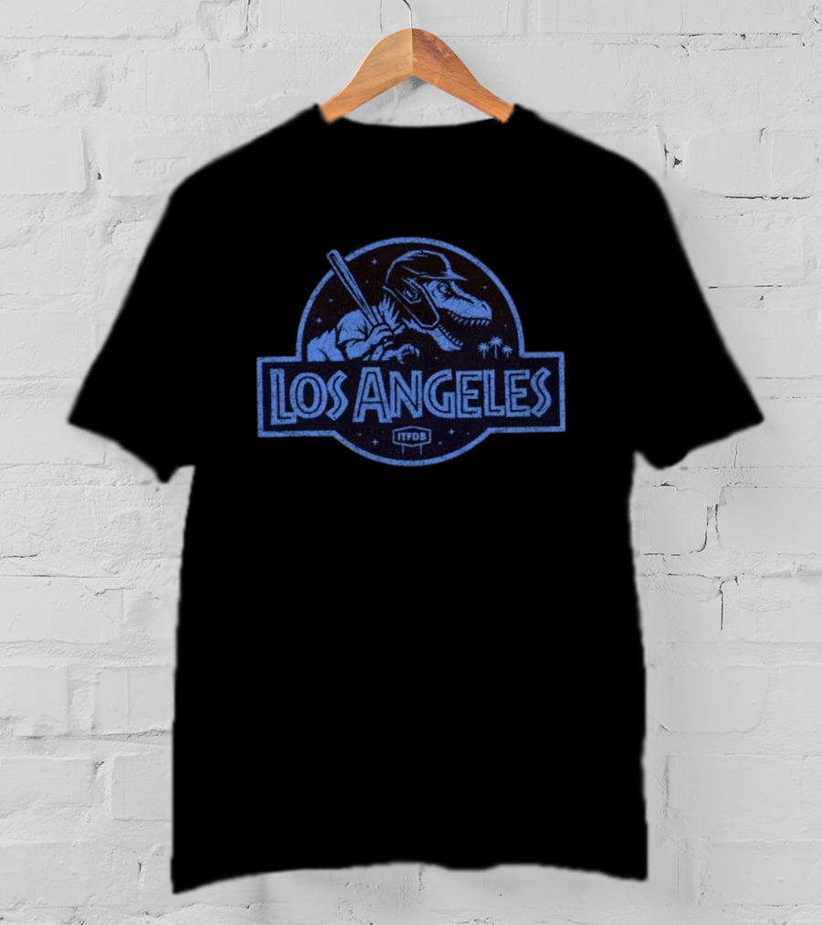 Los Angeles Rex ITFDB Baseball Distressed T-Shirt