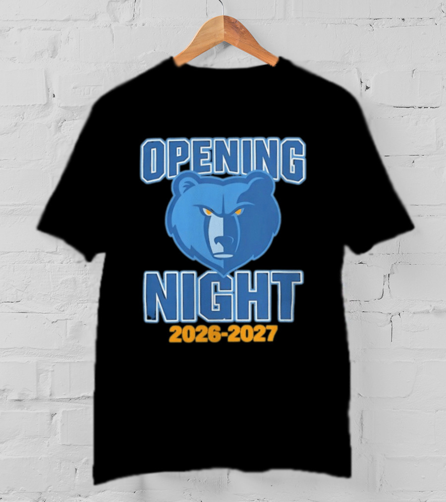 Opening Night 2026 2027 Memphis Grizzlies T-Shirt