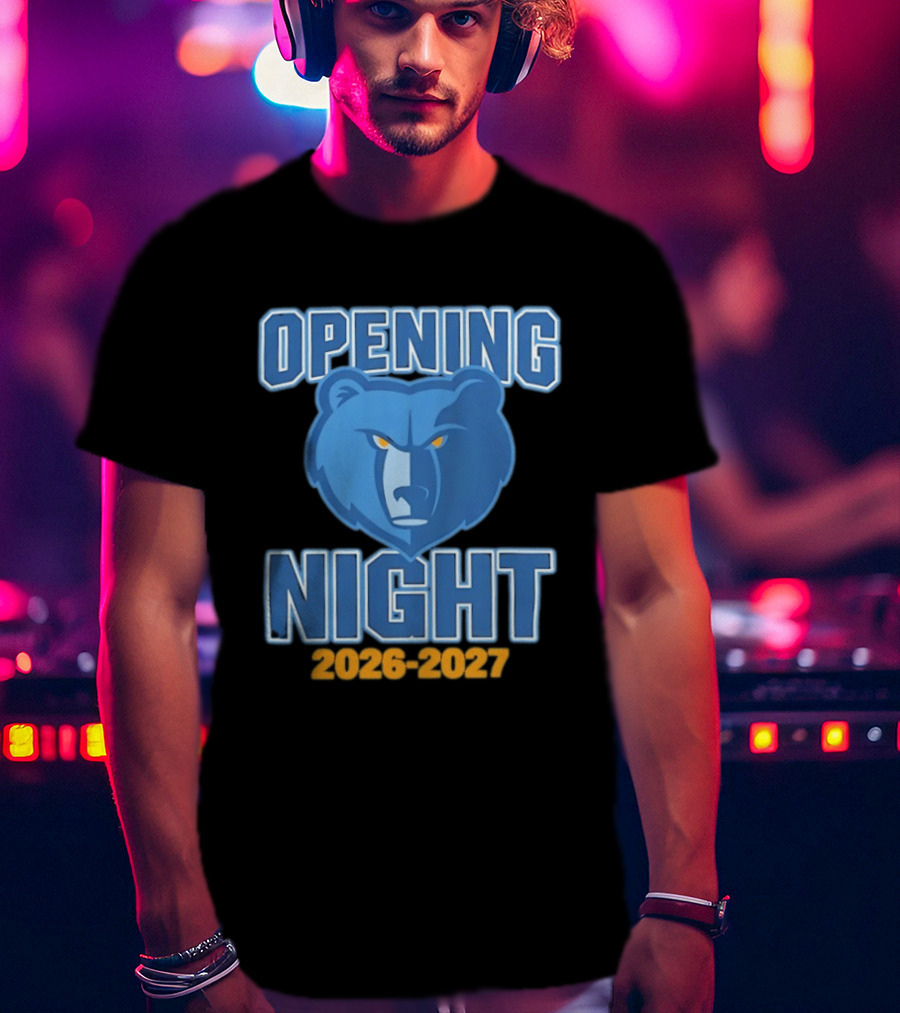 Opening Night 2026 2027 Memphis Grizzlies T-Shirt