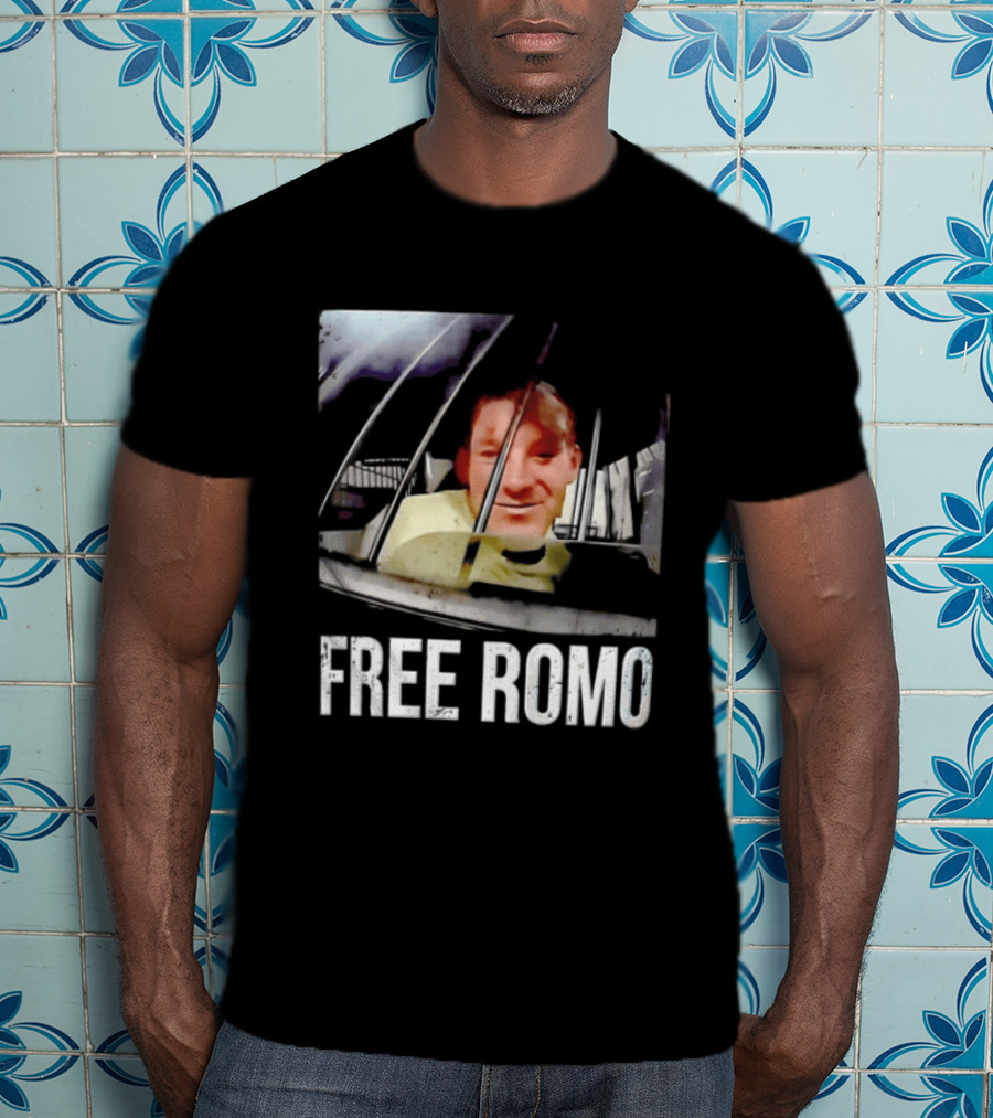 FREE ROMO Football Quarterback Prison Bars T-Shirt