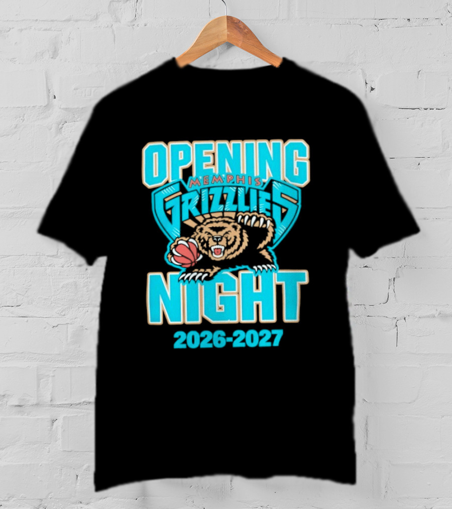 NBA Opening Night 2026 2027 Memphis Grizzlies T-Shirt