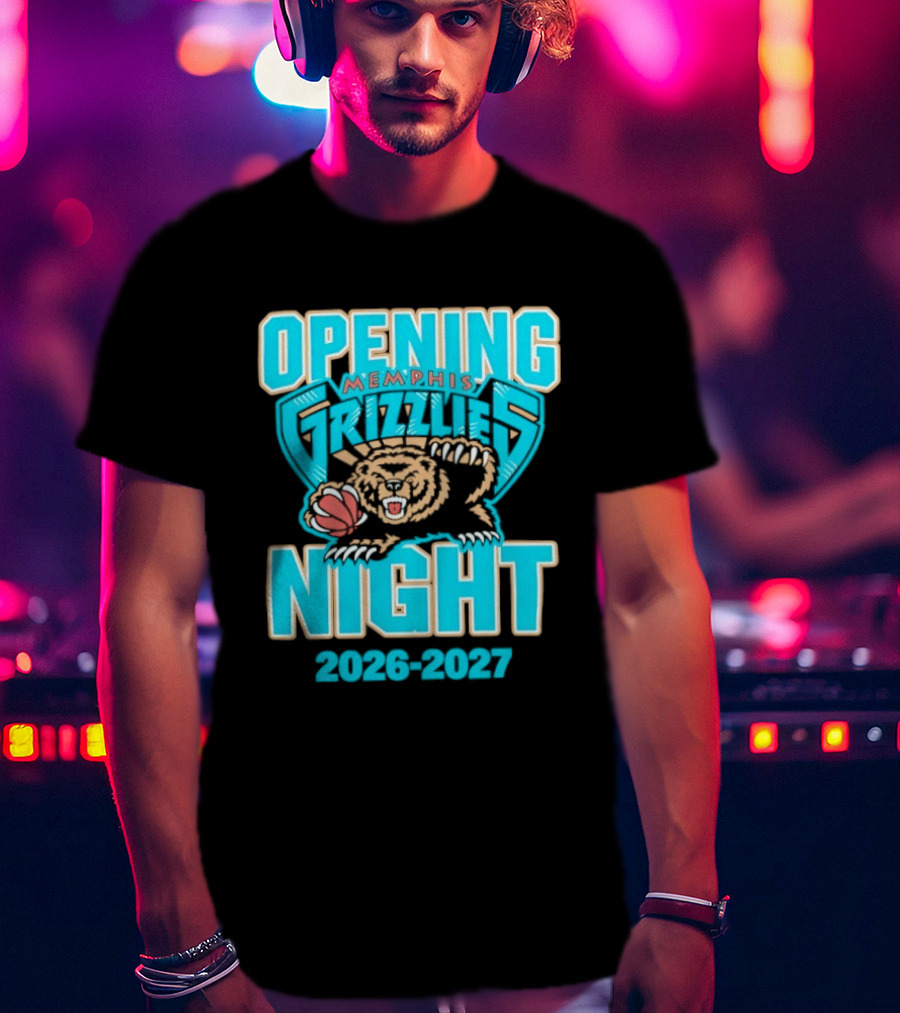 NBA Opening Night 2026 2027 Memphis Grizzlies T-Shirt