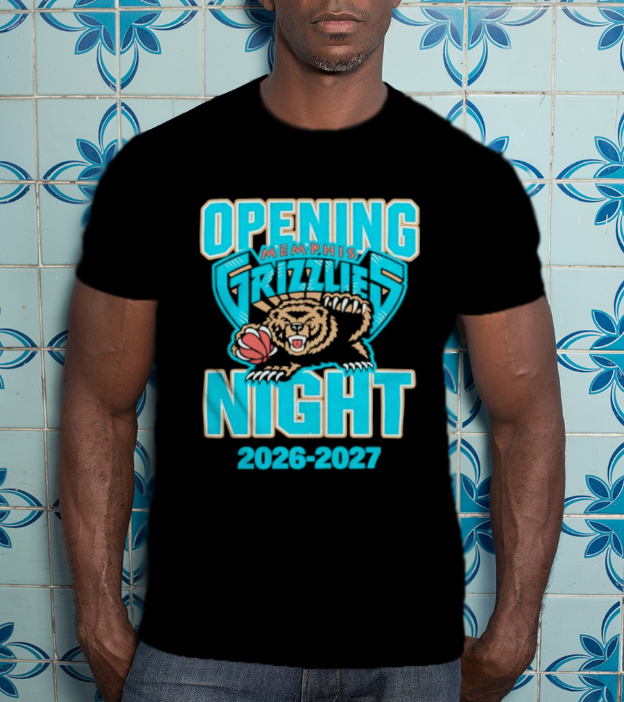 NBA Opening Night 2026 2027 Memphis Grizzlies T-Shirt