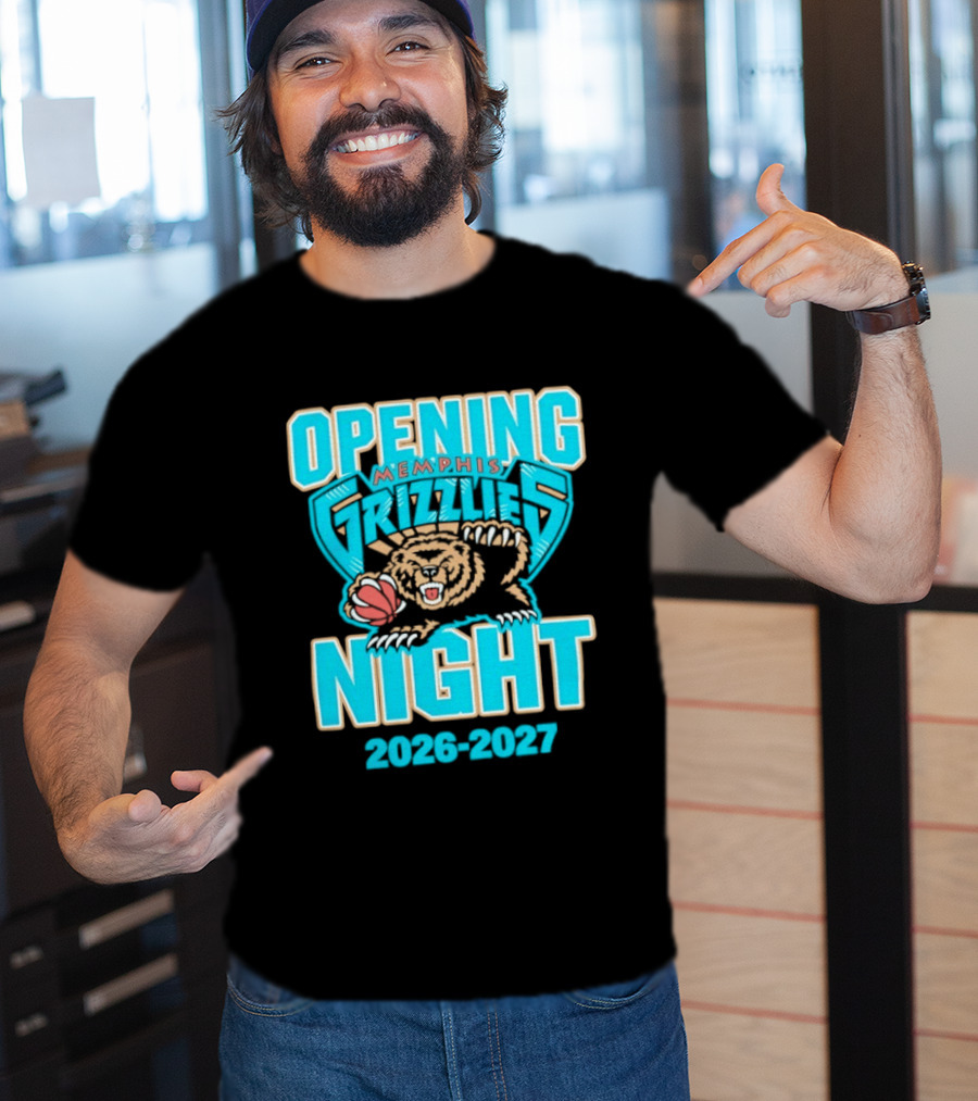 NBA Opening Night 2026 2027 Memphis Grizzlies T-Shirt