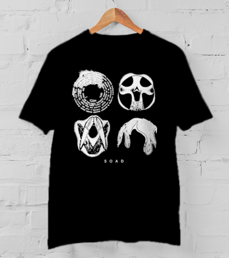 System Of A Down SOAD All For One Skulls T-Shirt