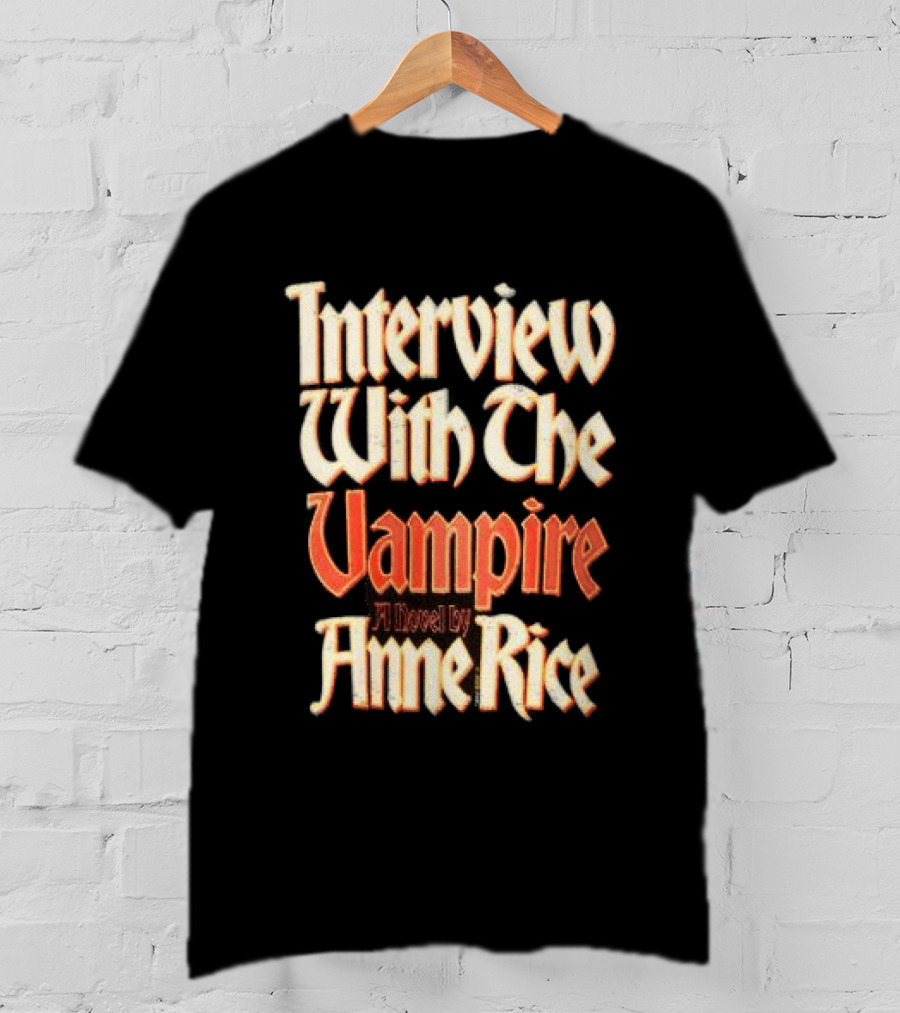 Interview With The Vampire Novel Anne Rice First Edition T-Shirt