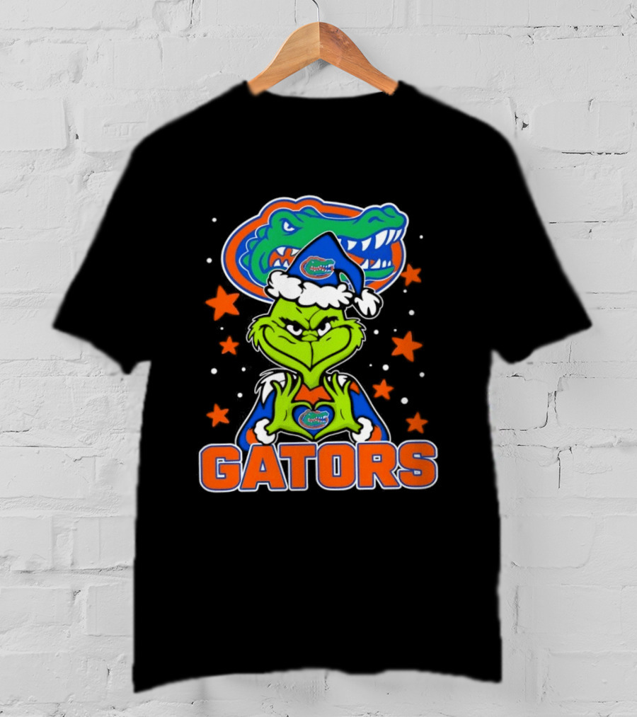 Florida Gators Grinch Christmas College Football Fan T-Shirt