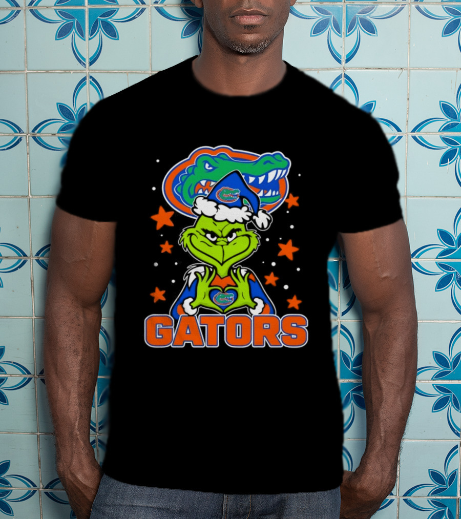 Florida Gators Grinch Christmas College Football Fan T-Shirt