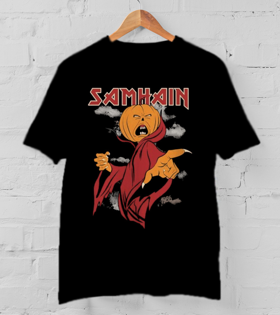 The Real Ghostbusters Samhain Halloween Pumpkin Spirit T-Shirt