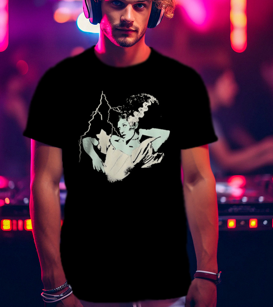 Sierra Ferrell The Bride Frankenstein Monster Lightning T-Shirt