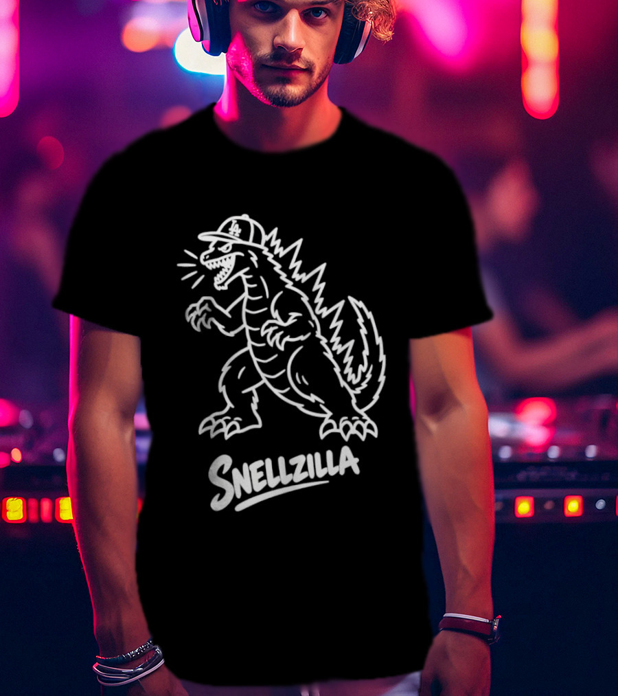 Snellzilla Monster Baseball Tribute Blake Snell T-Shirt