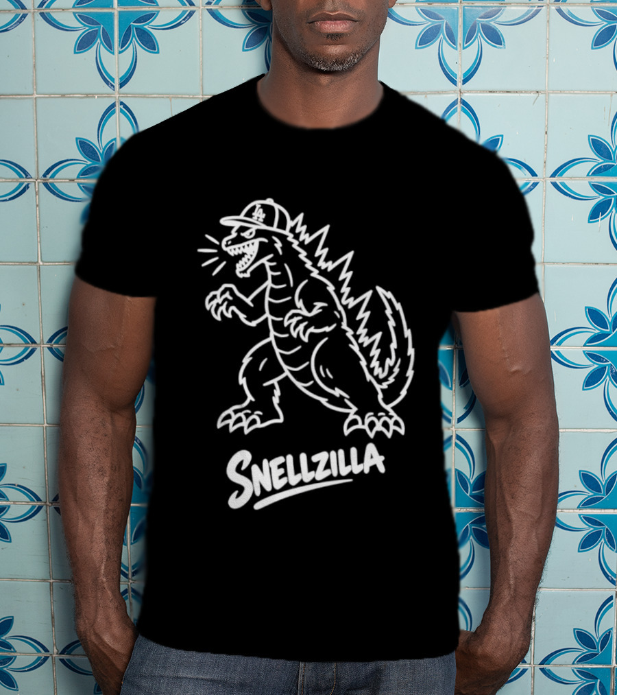 Snellzilla Monster Baseball Tribute Blake Snell T-Shirt
