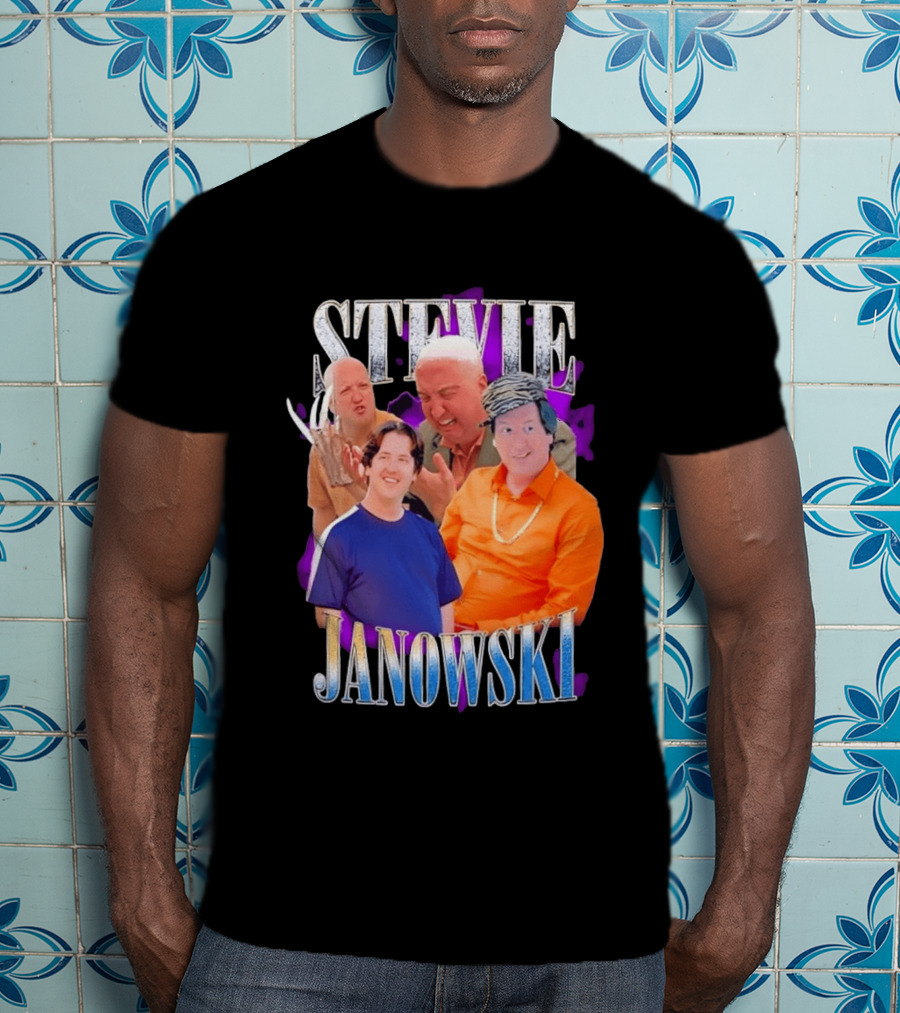 Stevie Janowski Comedy Collage Bootleg T-Shirt