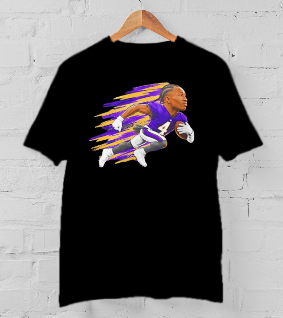 Baltimore Ravens Zay Flowers Run 4 Run NFL Cartoon T-Shirt
