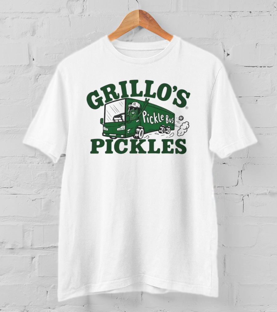 Basement Grillo's Pickles Pickle Bus T-Shirt