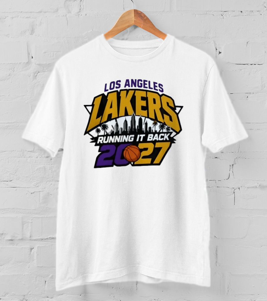 Los Angeles Lakers Running It Back Skyline NBA 2027 T-Shirt