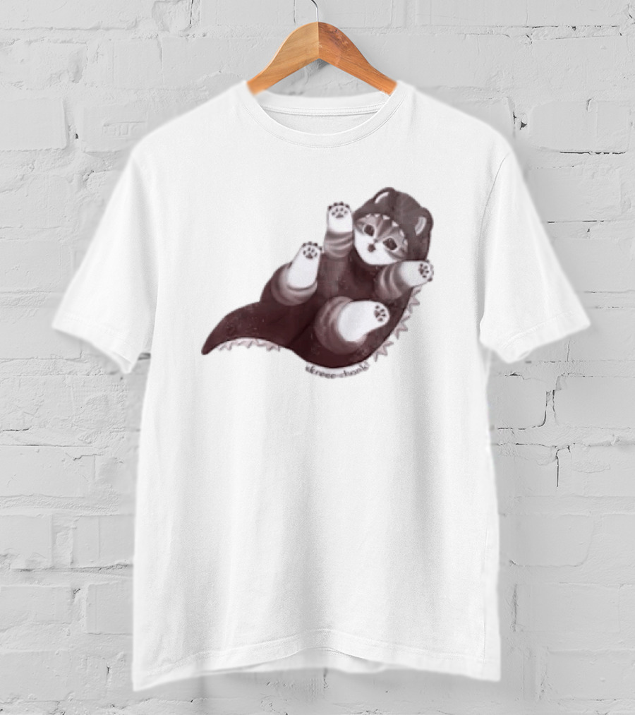 Mofusand Skreeonk Kaiju Cat Paws Playful T-Shirt