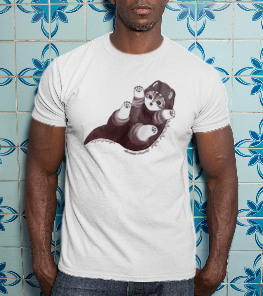 Mofusand Skreeonk Kaiju Cat Paws Playful T-Shirt