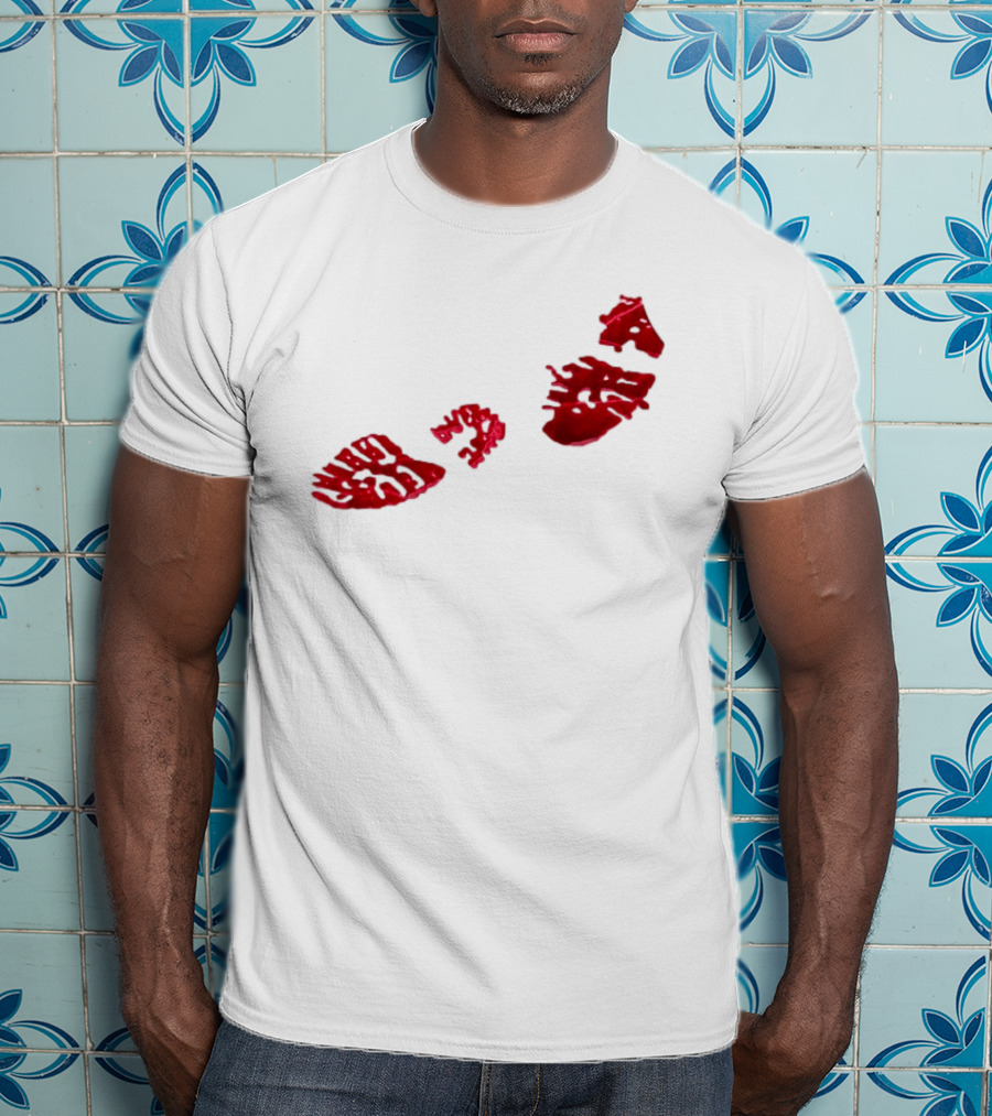 Night Lovell Bloodprints Dark Aesthetic T-Shirt