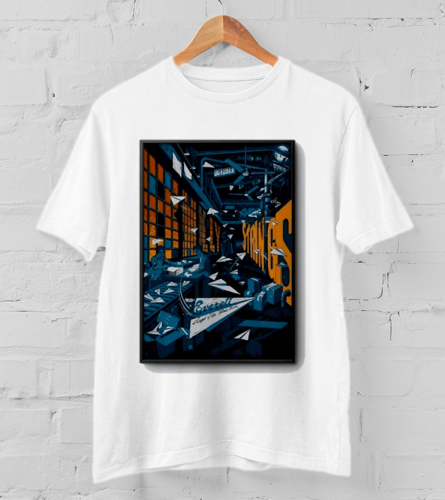 Billy Strings Everett WA Tour October 9 10 2026 Angel Of The Winds Arena T-Shirt