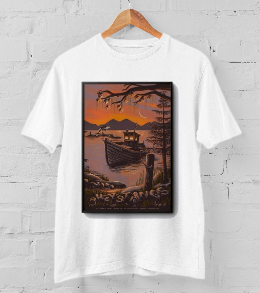 Billy Strings Everett Washington Oct 10 2026 Angles Of The Winds Arena T-Shirt
