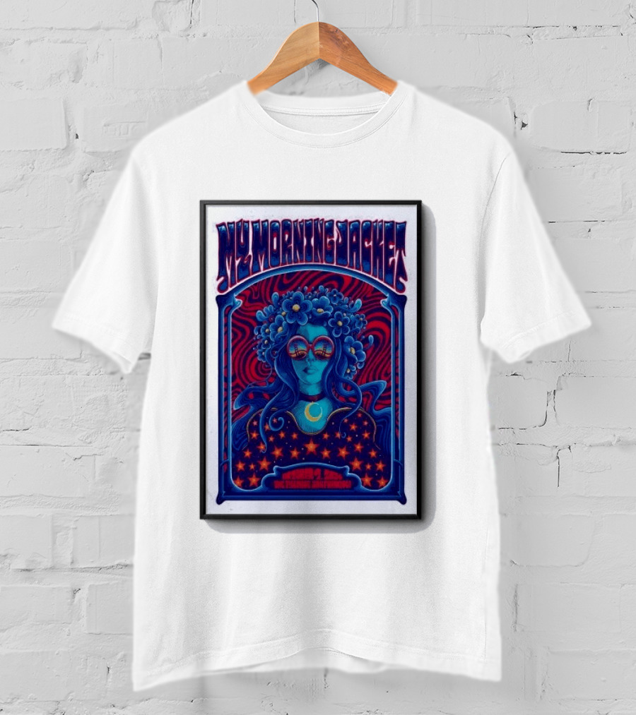 My Morning Jacket San Francisco October 9 2026 Psychedelic Floral Woman T-Shirt