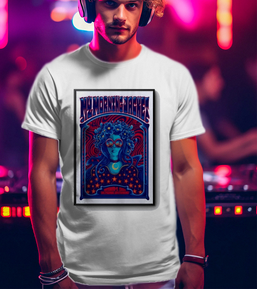 My Morning Jacket San Francisco October 9 2026 Psychedelic Floral Woman T-Shirt