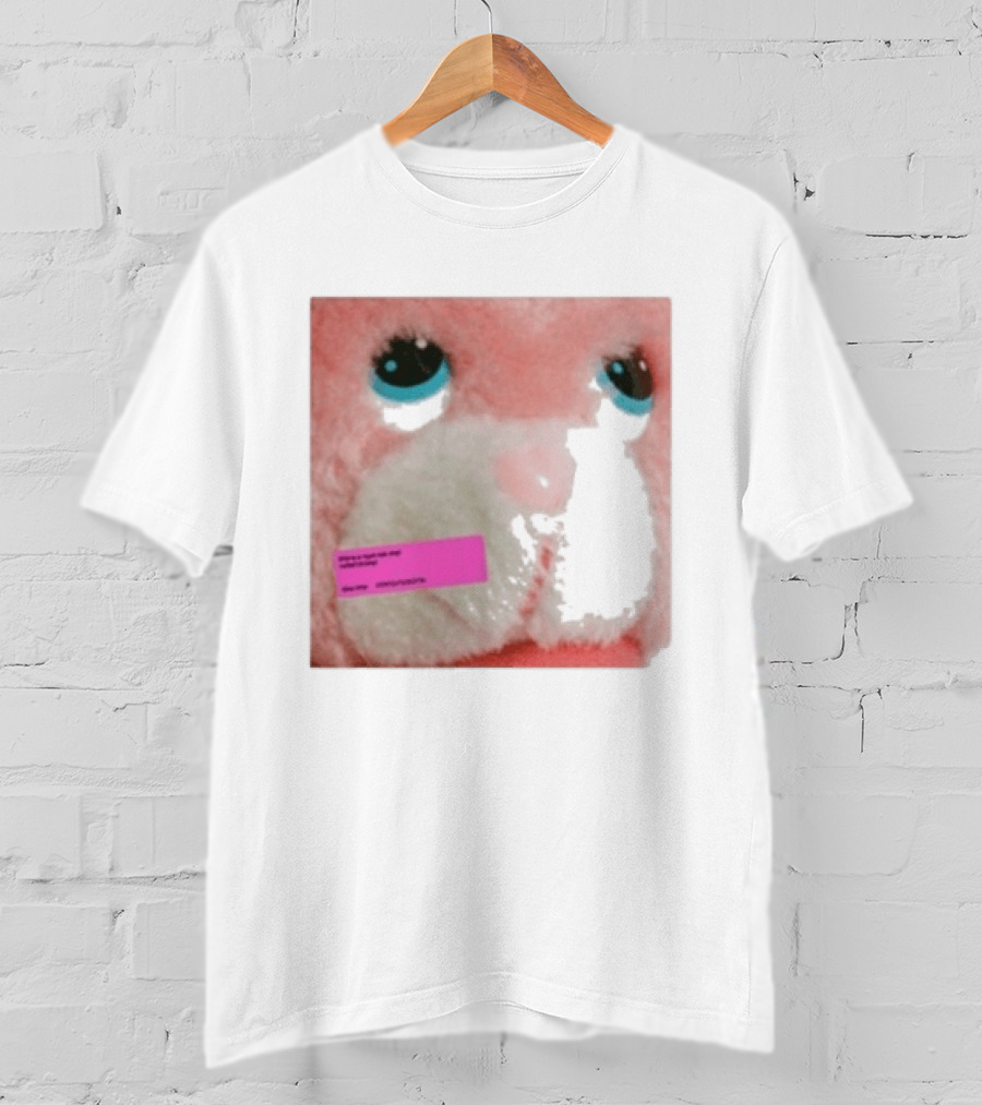 Royel Otis Hickey Album Pink Fluffy Bunny Face T-Shirt