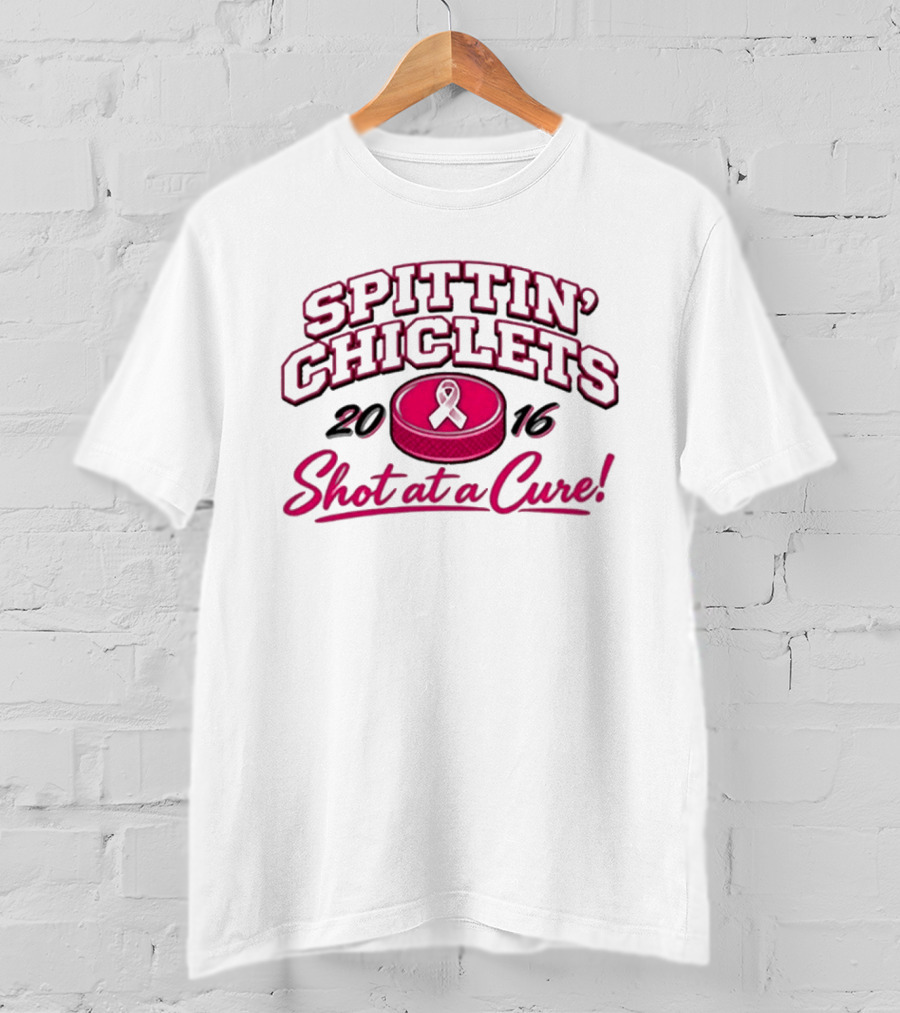 Spittin Chiclets Breast Cancer 2016 Shot At A Cure T-Shirt