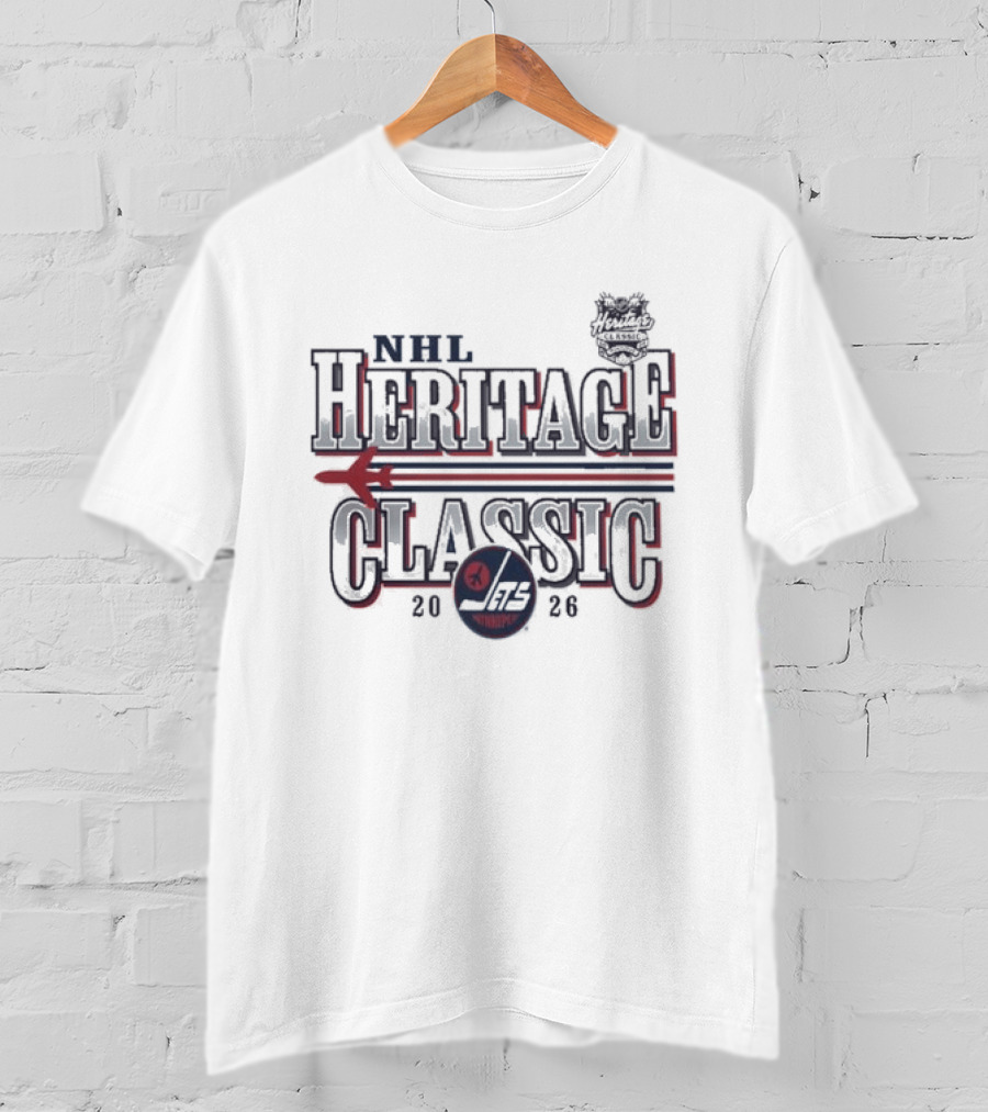 NHL Heritage Classic 2026 Winnipeg Jets Vintage Hockey Event T-Shirt