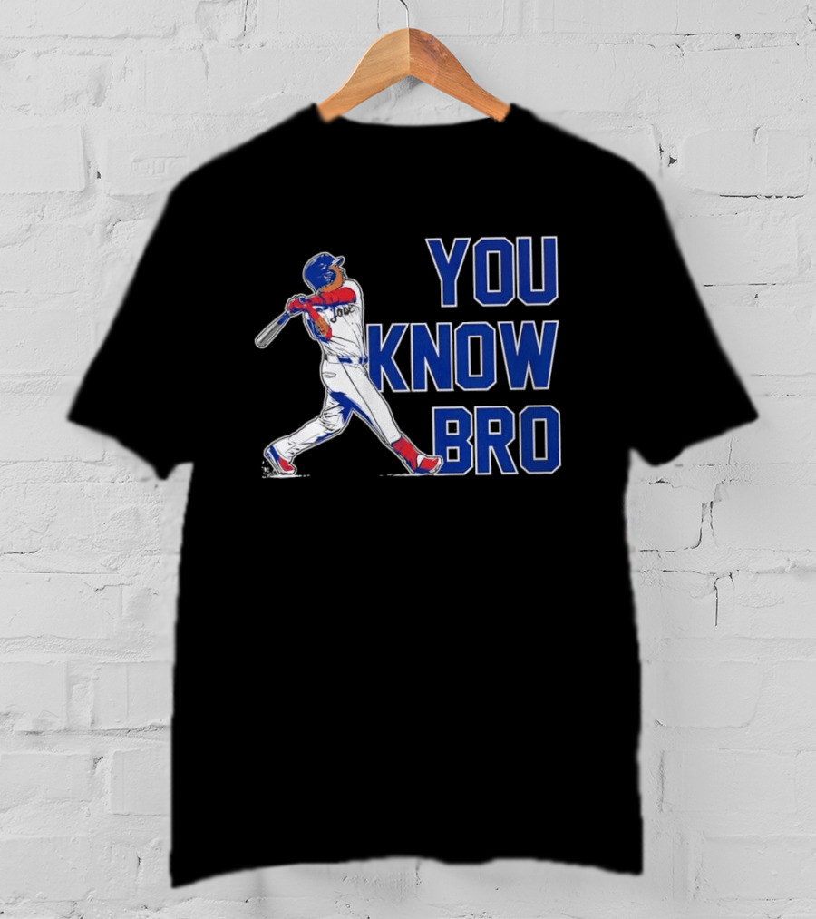 Cleveland Guardians Jose Ramirez You Know Bro Swing Baseball T-Shirt