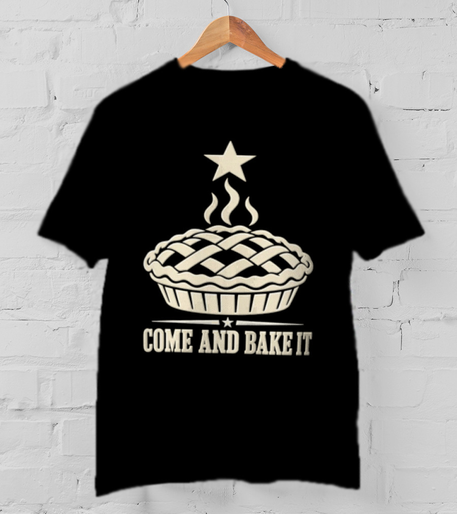 Come And Bake It Pie Star Icon Lattice T-Shirt
