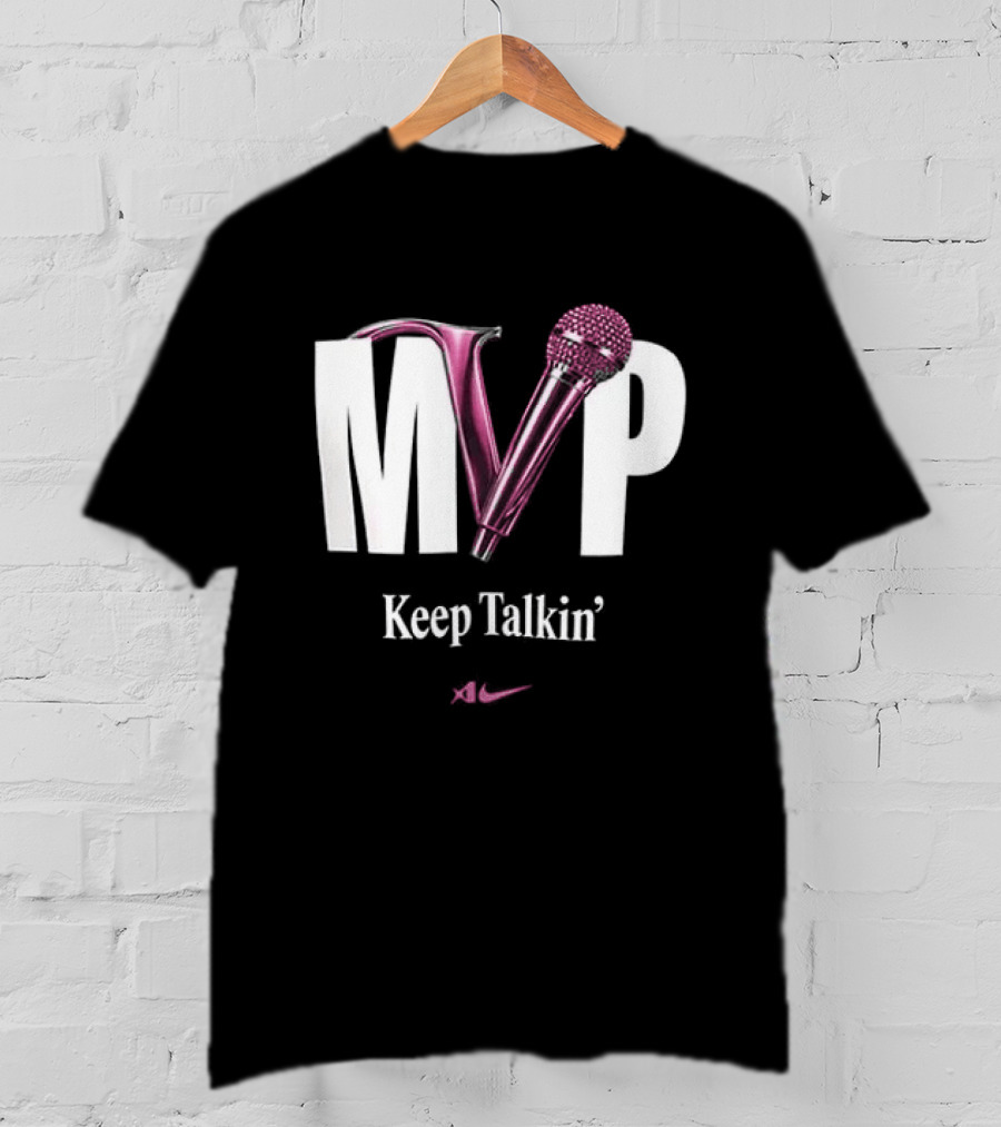 WNBA MVP Keep Talking A'ja Wilson 2026 Most Valuable Player T-Shirt