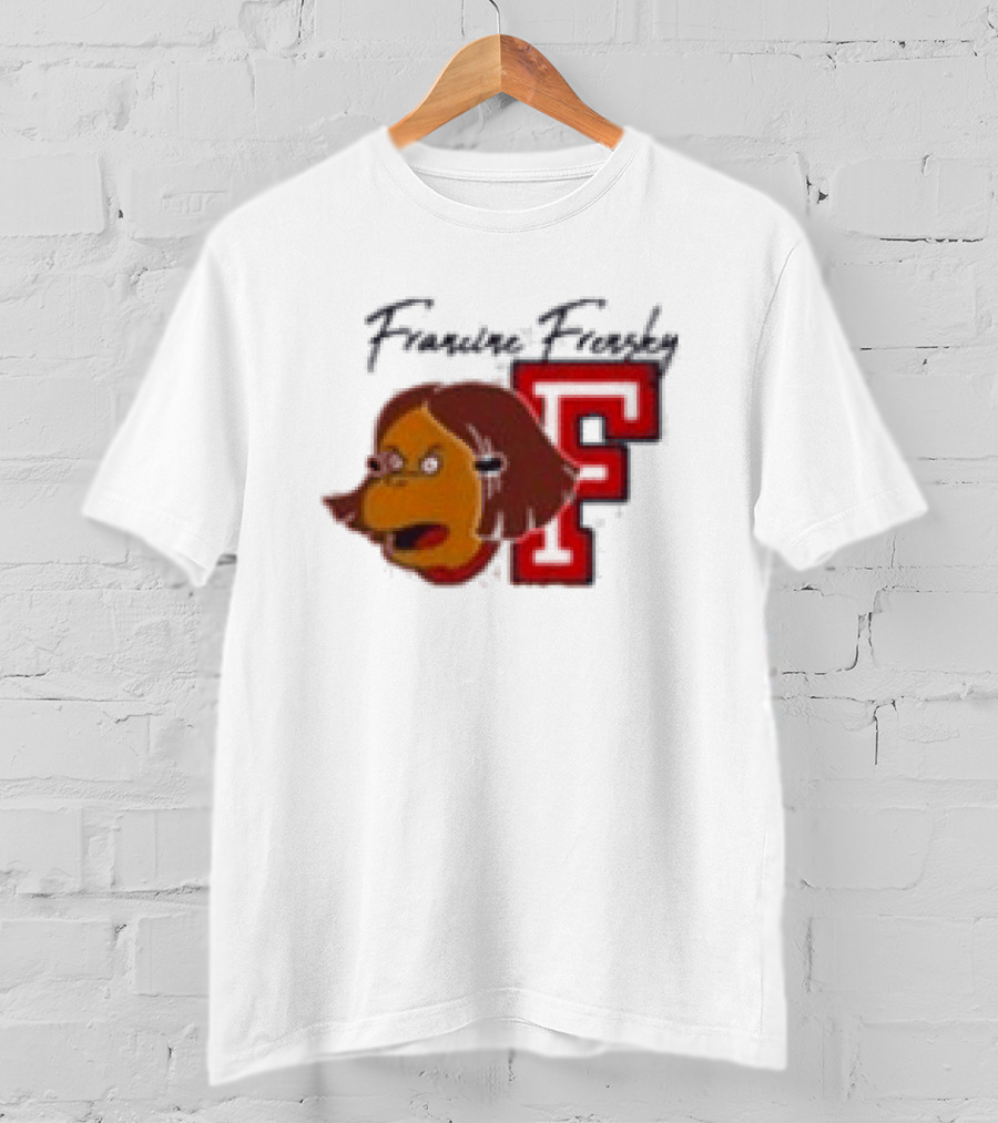 Francine Frensky F Arthur Cartoon Character Face Animation T-Shirt