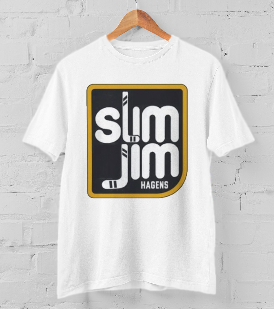 Hagens Slim Jim Hockey Stick Visual T-Shirt
