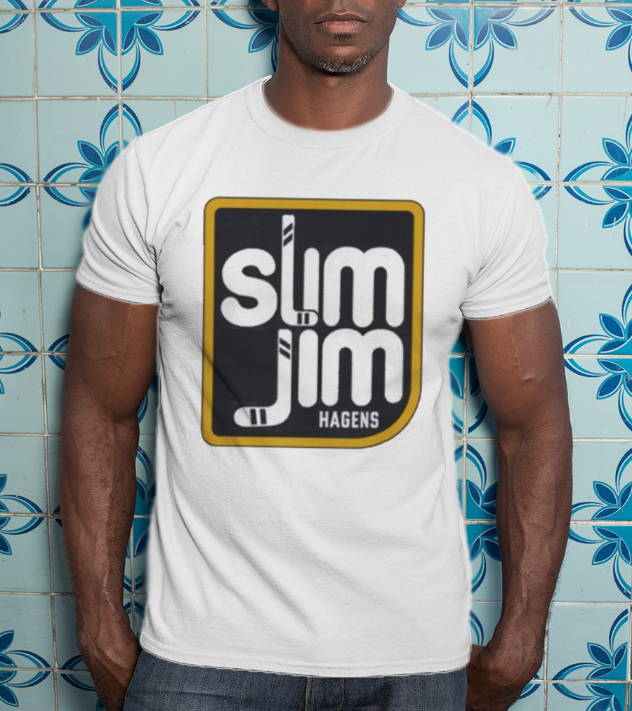 Hagens Slim Jim Hockey Stick Visual T-Shirt