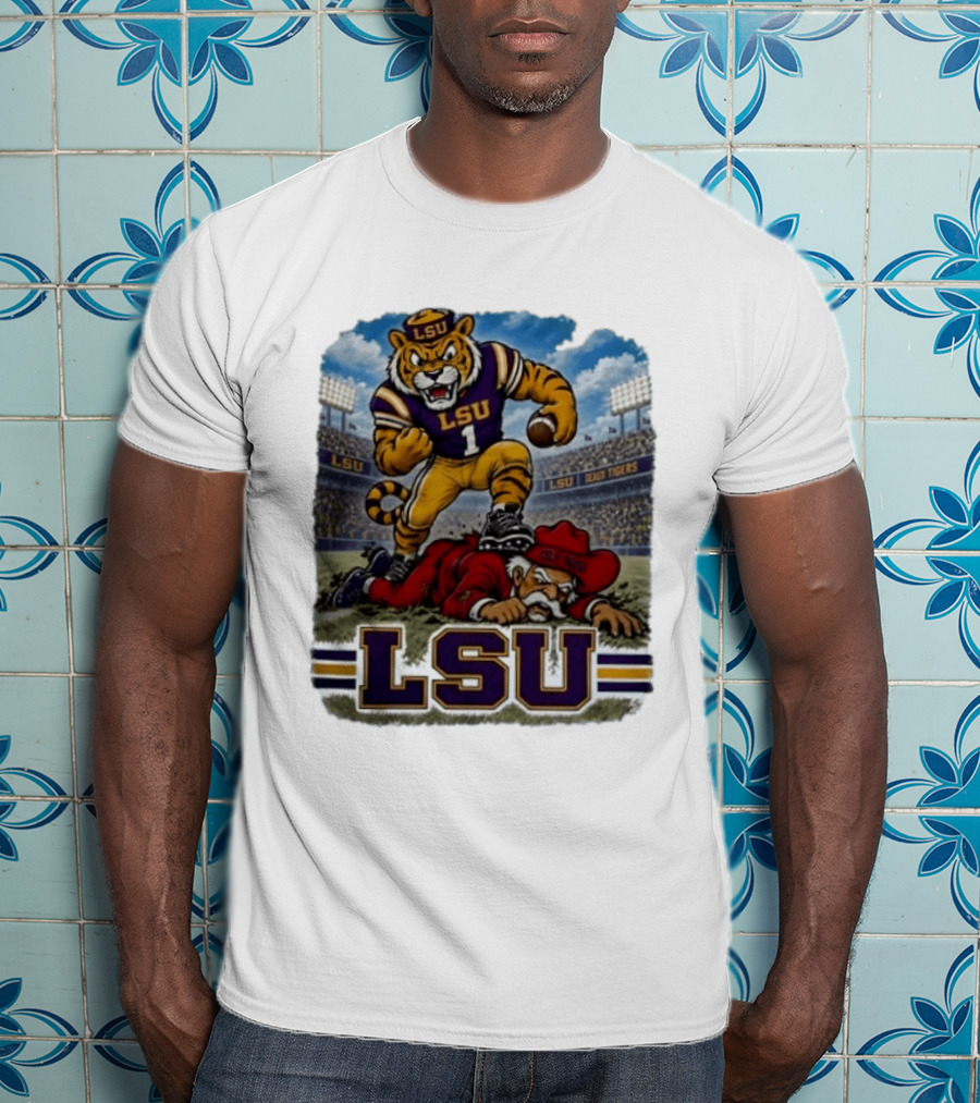 LSU Tigers Victory Over Ole Miss Rebels 2026 Football Rivalry T-Shirt