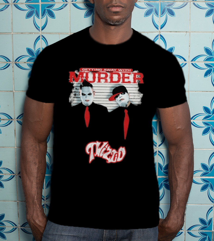 Twiztid Getting Away With Murder Face Paint Horror Music Duo T-Shirt