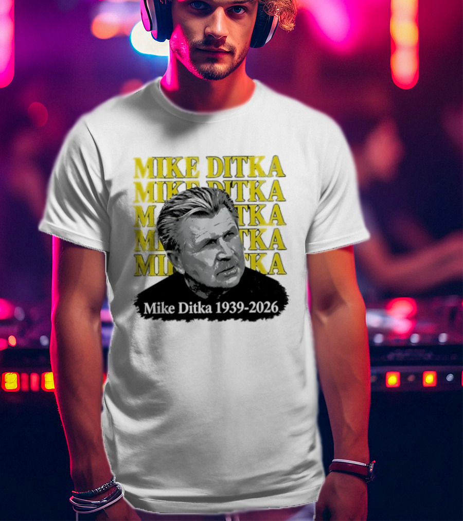Mike Ditka Da Coach Chicago Bears 1939 2023 In Loving Memory T-Shirt