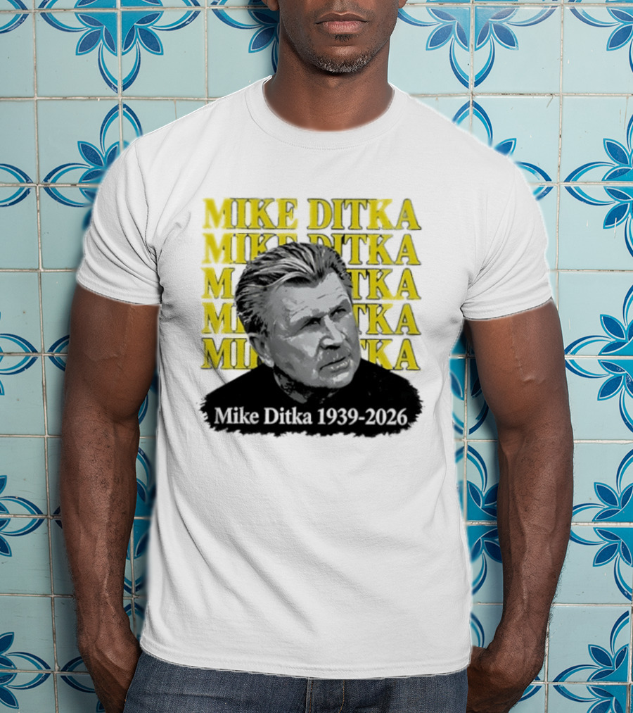 Mike Ditka Da Coach Chicago Bears 1939 2023 In Loving Memory T-Shirt