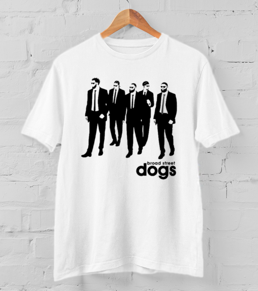 Philadelphia 76ers Broad Street Dogs Reservoir Dogs T-Shirt