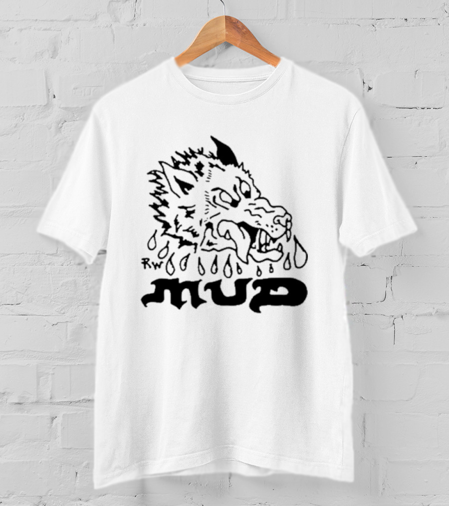 Remi Wolf Mud Rw Wolf Head Liquid Drips T-Shirt