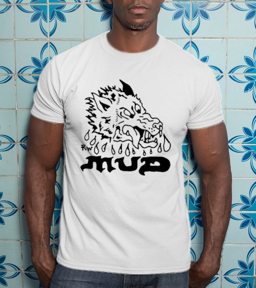Remi Wolf Mud Rw Wolf Head Liquid Drips T-Shirt
