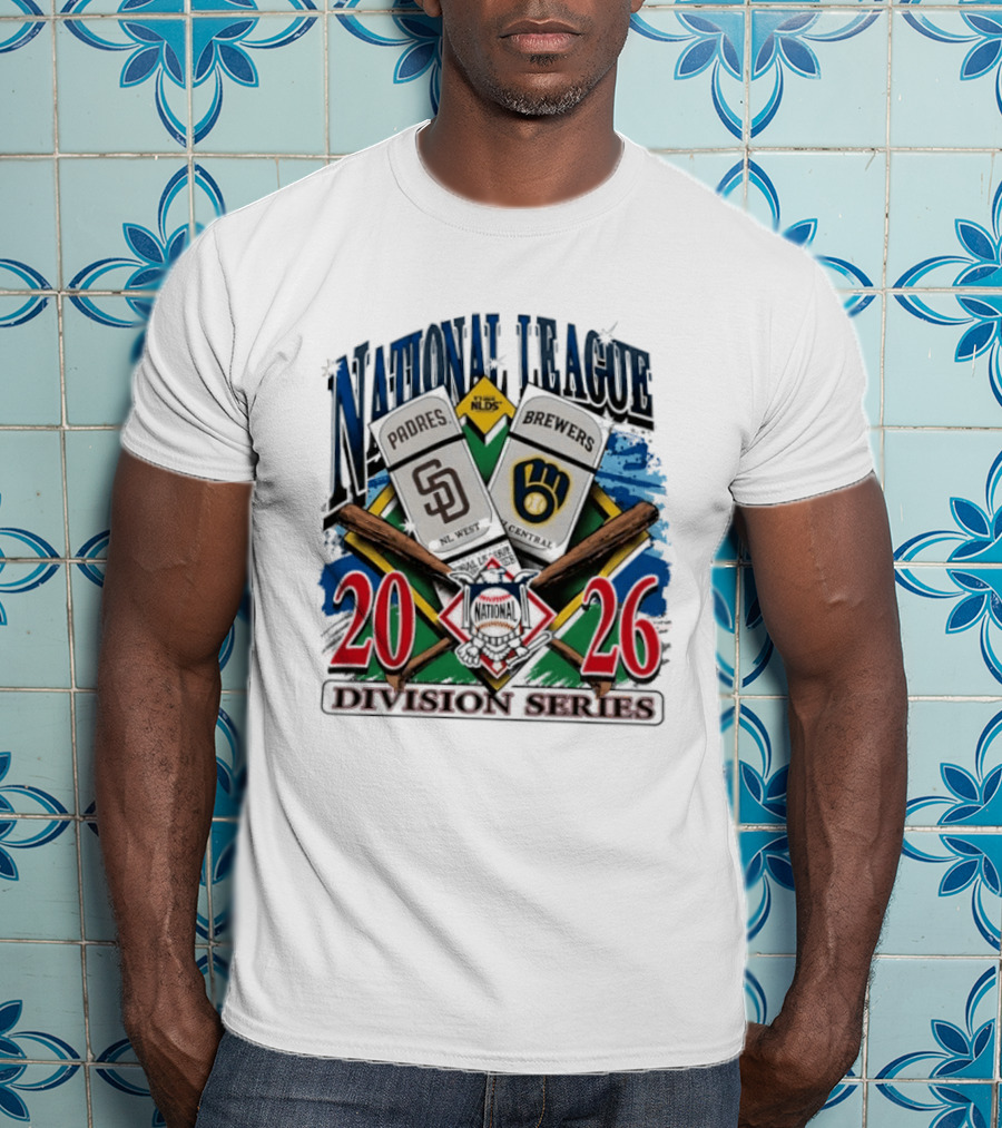 San Diego Padres Vs Milwaukee Brewers 2026 National League Division Series Matchup T-Shirt