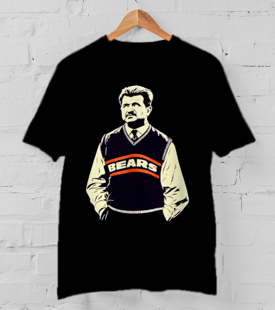 Legends DA Coach Chicago Bears Mike Ditka Bears Vest T-Shirt