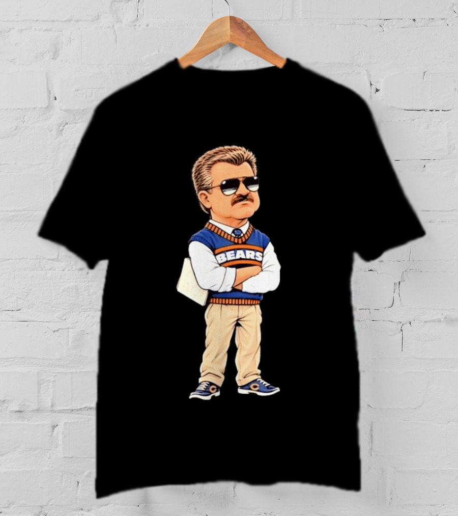 Mike Ditka Cartoon Character Chicago Bears Legend T-Shirt