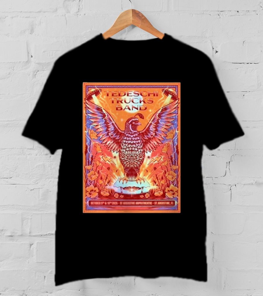 Tedeschi Trucks Band St Augustine October 9 10 2026 Amphitheatre Future Soul Tour T-Shirt
